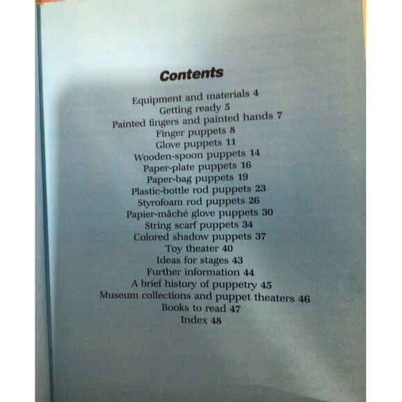 1989 PUPPETS By Lyndie Wright Hardback Vintage Book ~ Finger Puppets - Picture 4 of 10